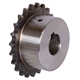 12B1 sprockets with hub, teeth induction hardened, ready-to-install