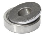 Maintenance-free thrust plain bearings, steel/reinforced glassfibre plastic