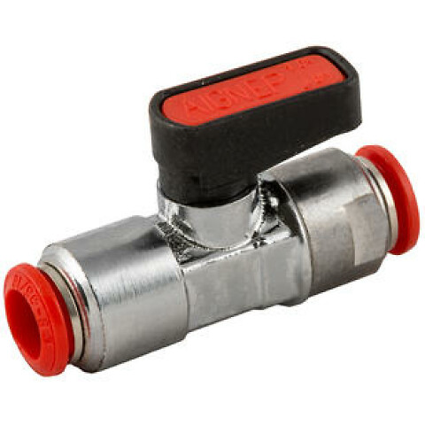 Valve with push-in connections 6mm
