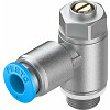 One-way flow control valve